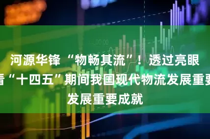 河源华锋 “物畅其流”!透过亮眼数据看“十四五”期间我国现代物流发展重要成就
